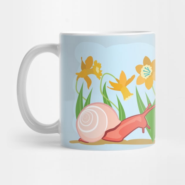 Snail in the Garden by evisionarts